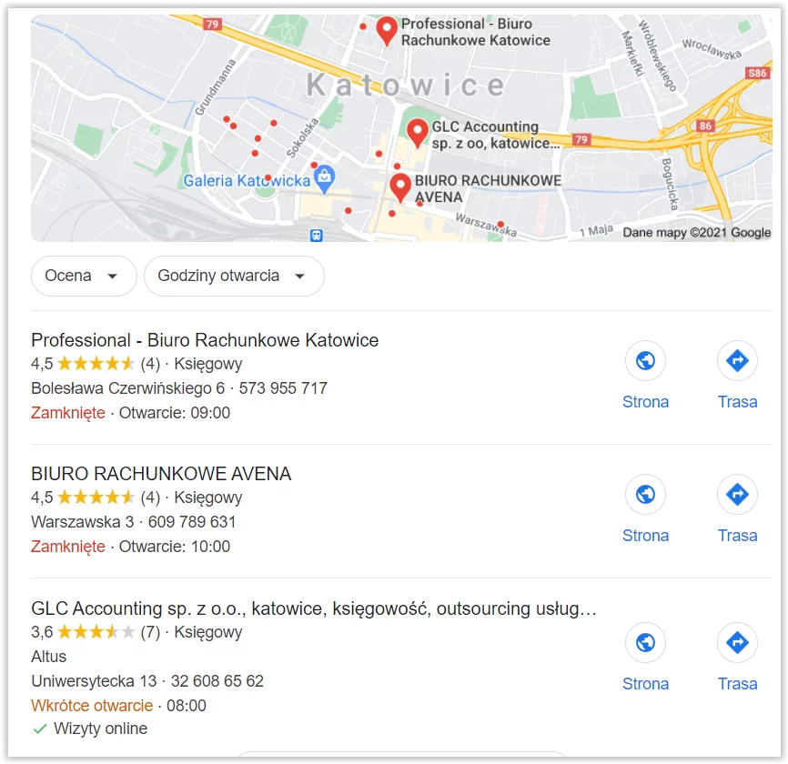 google maps lokalizacja